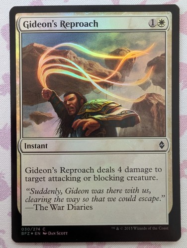 Gideon reproach - (foil),