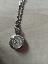 Orologio d'argento con catena, acquistato in gioielleria nei primi Anni Ottanta 