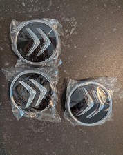 4 tappi coprimozzo nero per