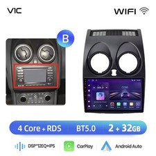 Autoradio Nissan Qashqai J10 2006-2013 2G+32GB CarPlay-AndroidAuto Wireless BT.