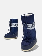 Moon boot icon blue nylon - moon,