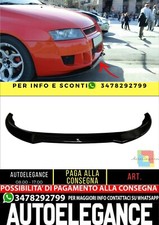 ✨Splitter anteriore design Nero Lucido ABS per Fiat Stilo Schumacher 2005✨