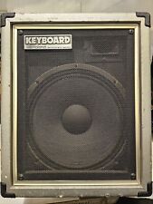 Amplificatore tastiera vintage Roland Cube 60, argento, testato, USA 