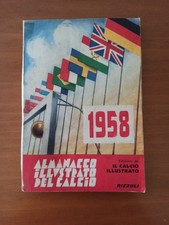 ALMANACCO ILLUSTRATO DEL CALCIO 1958 RIZZOLI ORIGINALE