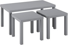 Set 3 tavolini da caffè nido