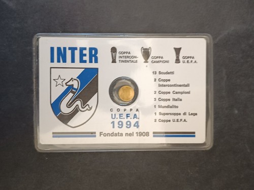 Monetina inter calcio argento - inter,