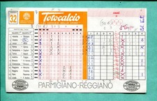 Schedina Totocalcio N.32 del
