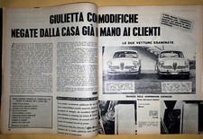 QUATTRORUOTE 1958-GIULIETTA-AUSTIN SPRITE-MGA-FIAT 1500 GT-LANCIA FLAMINIA-ABART
