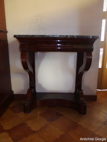 Console stile impero mogano - in,