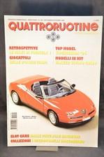 QUATTRORUOTINE N° 199 RIVISTA DI MODELLISMO ANNO 1996 ALAFA ROMEO SPIDER