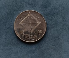 Moneta 100 lire celebrativa - moneta,