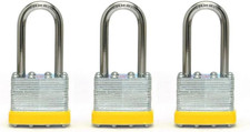Kit 3 Lucchetti Con Arco Lungo