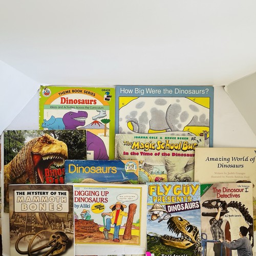 Lot kids dinosaur books - 10,