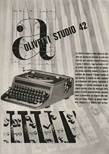 PUBBLICITA 1940 OLIVETTI