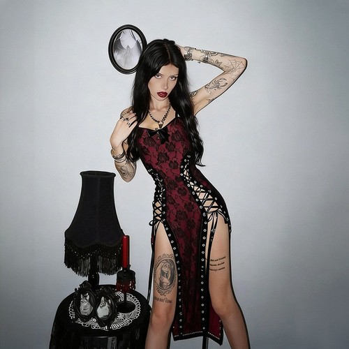 Abito donna sexy pizzo con - da,