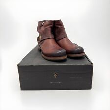 Frye Veronica Leather Bootie Women's Size 6 Tonara Redwood