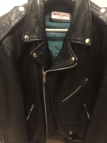 Giubbotto pelle uomo - giubbotto, biker