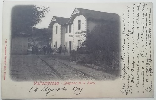 Cartolina vallombrosa stazione - cartolina,