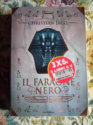 Romanzo faraone nero - romanzo:,