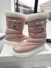Stivali da neve Moncler rosa