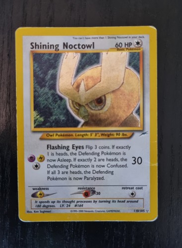Pokémon tcg shining - tcg, noctowl