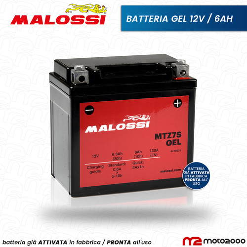 Batteria gel attivata malossi - gel,