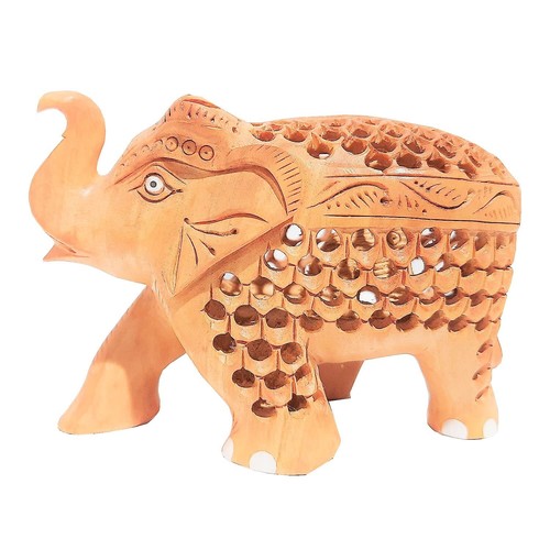 Whitewood elefante scultura - bs,