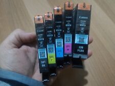 5 cartucce ORIGINALI CANON 1x PGI-550 / 4x CLI-551 KIT COMPLETO Pixma MG 7150