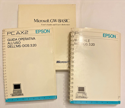 Epson manuale guida dos - manuale, ms-dos