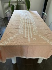 tovaglia in cotone, ricamata a