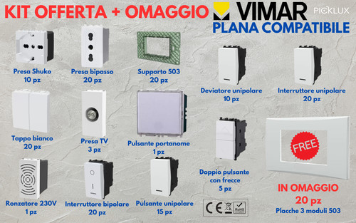 Serie vimar plana compatibile - plana,