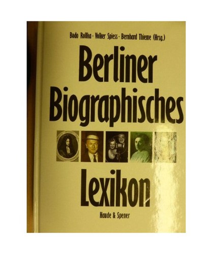 Berliner biographisches - berliner,