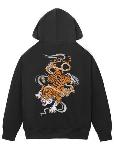 Felpa con cappuccio zip - felpa, e