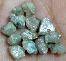 Lotto 10,0 + ct 4,00 - 5,50 mm diamanti naturali sfusi non tagliati grezzi grigi