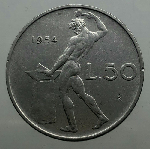 Repubblica italiana lire - repubblica, 50
