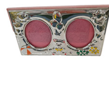 Portafoto Cornice Rosa Doppia