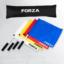 FORZA Set Bandierine Pallanuoto - 4 Colori, Con Manico Antiscivolo con Borsa