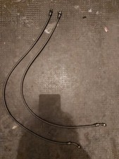Coppia Tubi Freno In Treccia Moto Giapponesi 90 Cm