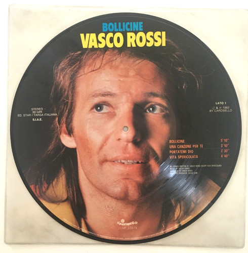 Vasco rossi bollicine lp - vasco, rossi 