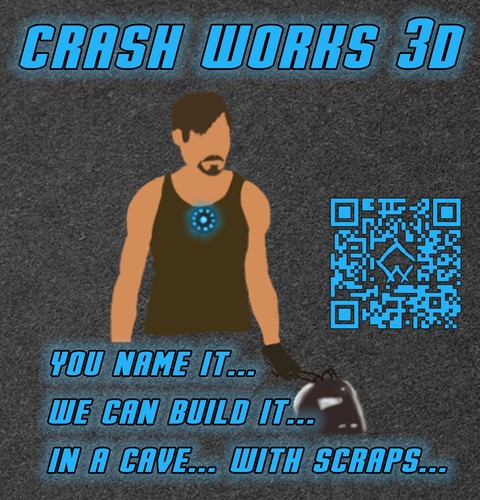 Crash works decalcomania - decalcomania, 3d