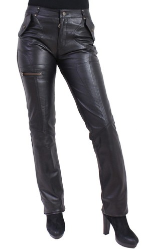 Pantalone donna pelle ines - pelle,