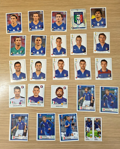 Lotto panini italia mondiali - italia,