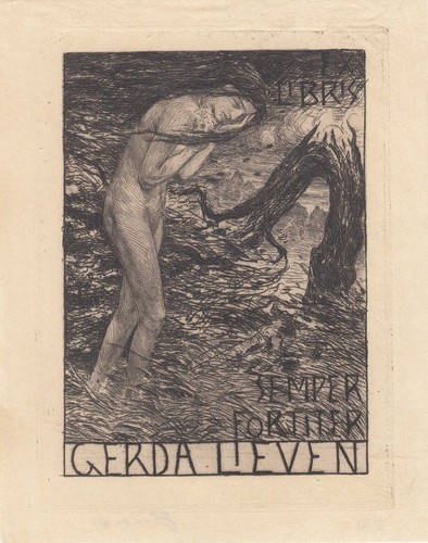 Exlibris bookplate incisione - bookplate,