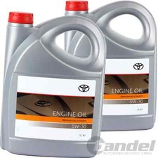 2x5 LITRI OLIO MOTORE ORIGINALE TOYOTA PREMIUM FUEL ECONOMY 5W30 ACEA C2 API SN