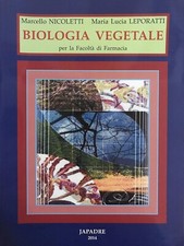 BIOLOGIA VEGETALE PER LA FACOLTA DI FARMACIA M. NICOLETTI JAPADRE 9788870064421