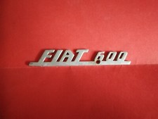 Fregio Scritta FIAT 600 prima serie per Cruscotto Originale Badge Logo