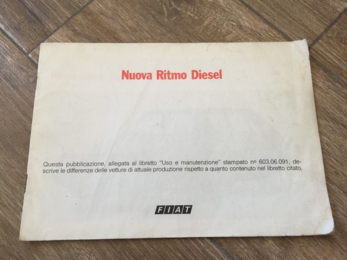 Fiat ritmo diesel - fiat,