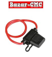 PORTAFUSIBILE isolato IMPERMEABILE con cavo 12/24V fusibile lama auto barca