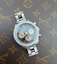 Zenith Sub Sea Diver Vintage Ghost Bezel Black Dial