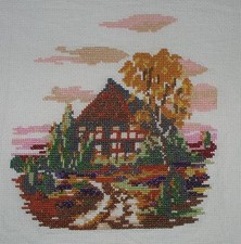 Quadro ricamato mano - ricamato, a
